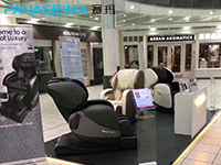 賽瑪按摩椅進駐國外大型商場：坐落大型購物中心開設體驗店
